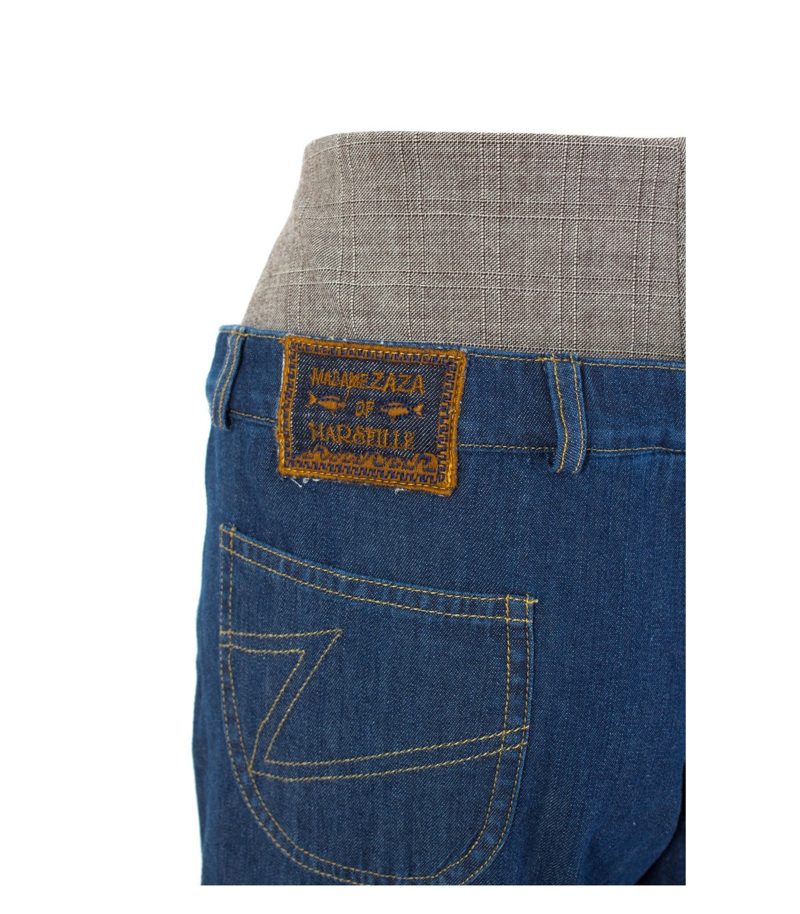 MADAME ZAZA OF MARSEILLE Jeans Gr. S/36 Sommerhose 7/8 Baumwollhose Denim NEU – Foto 2
