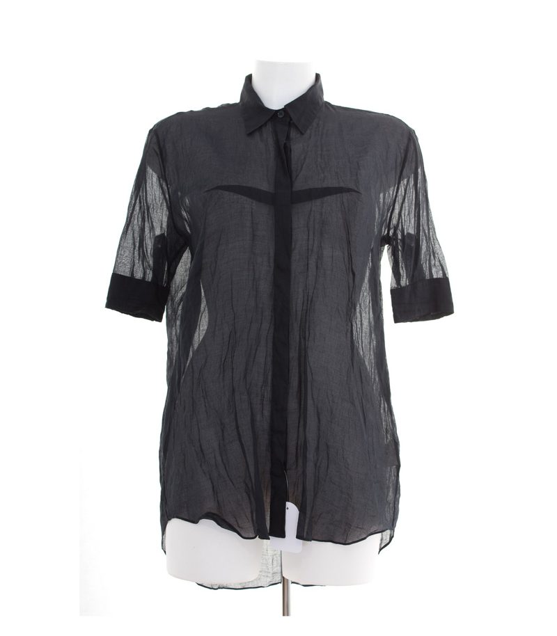 ACNE Damen Bluse Gr. DE 36 Blau Baumwolle – Foto 1