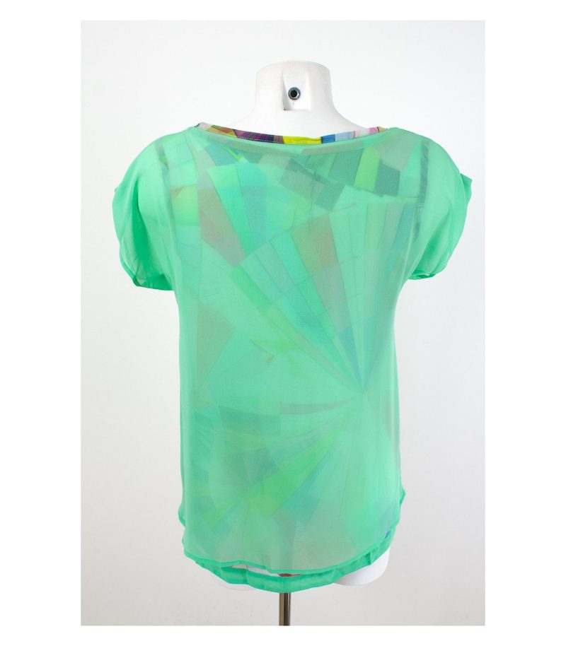 CHEYENNE Shirt T-Shirt Kurzarm Freizeit Rundhals Gr. S/36 Asymmetrisch NEU – Foto 2
