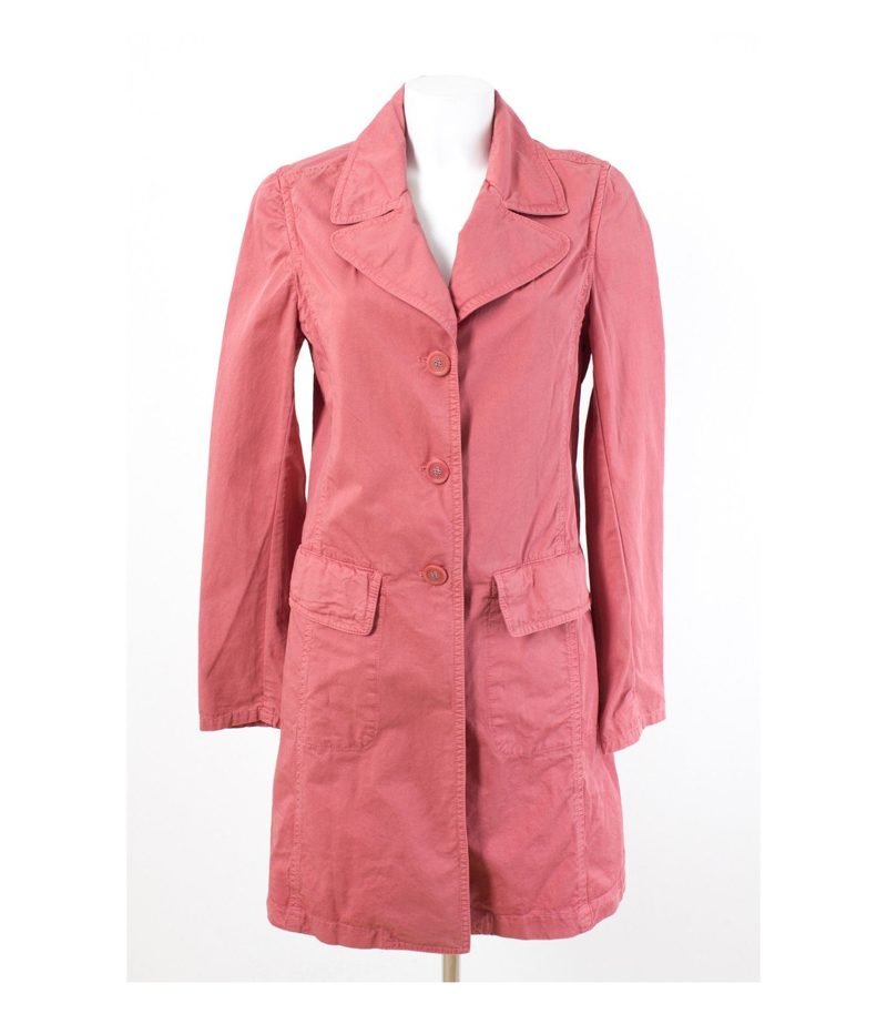 NILI LOTAN Mantel leichter Übergangsmantel Trinchcoat Gr. 40/L 100% Baumwolle – Foto 1