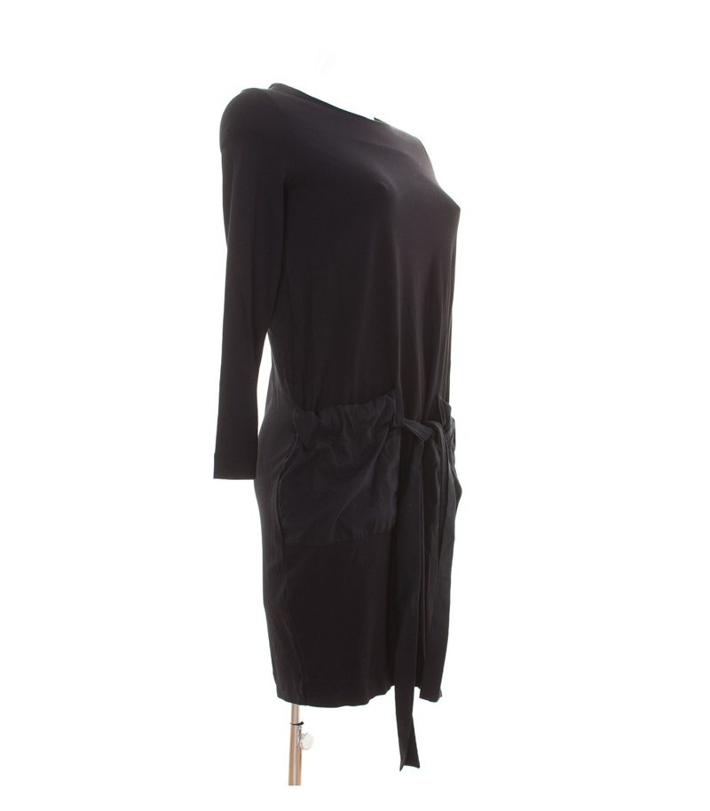 COS Damen Kleid Shirtkleid Gr. XS Schwarz – Foto 2