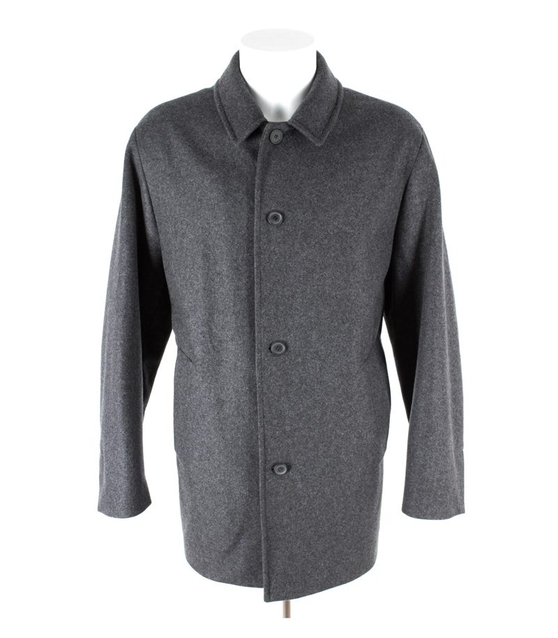 strellson Herren Mantel Wollmantel Gr. 106 Grau – Foto 1