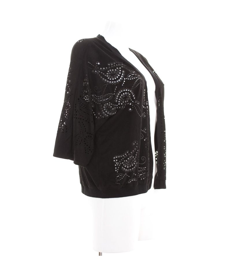 RIVER ISLAND Damen Sommerjacke Gr. L Schwarz – Foto 2