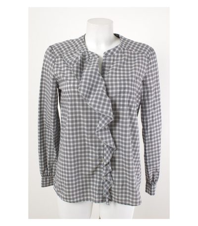 0039 ITALY Bluse Damenbluse Shirt Freizeitbluse Gr. 38/M 100% Baumwolle