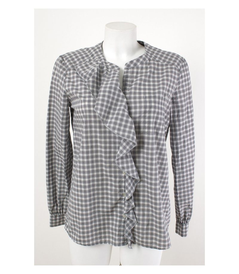 0039 ITALY Bluse Damenbluse Shirt Freizeitbluse Gr. 38/M 100% Baumwolle – Foto 1