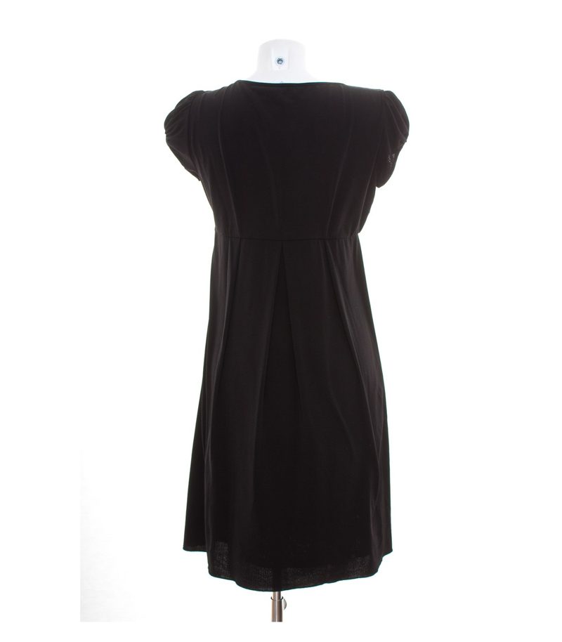 MARELLA Damen Kleid A-Linien Stretchkleid Gr. XL Schwarz – Foto 3