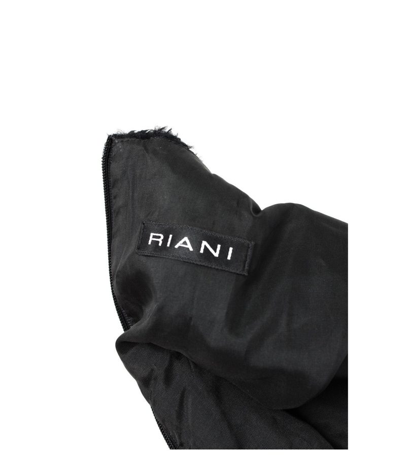 RIANI Kleid Etuikleid Kleine Schwarze Gr. S/36 Baumwolle – Foto 3