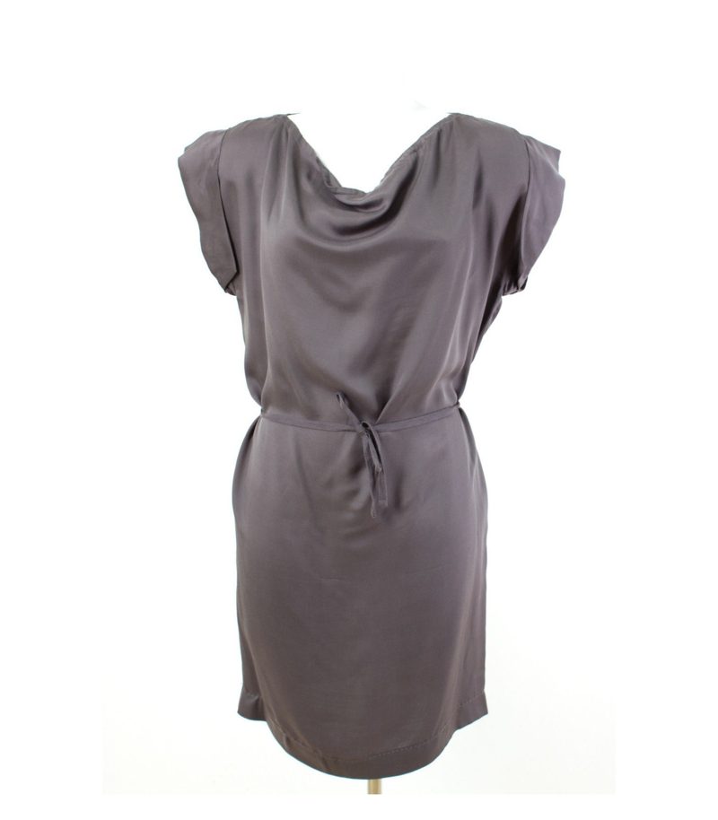 HUMANOID Kleid Shirtkleid Cocktailkleis Gr. XS/34 Satin – Foto 1