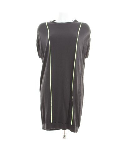 COS Damen Kleid Leuchtgrün Gr. M Dunkelgrau