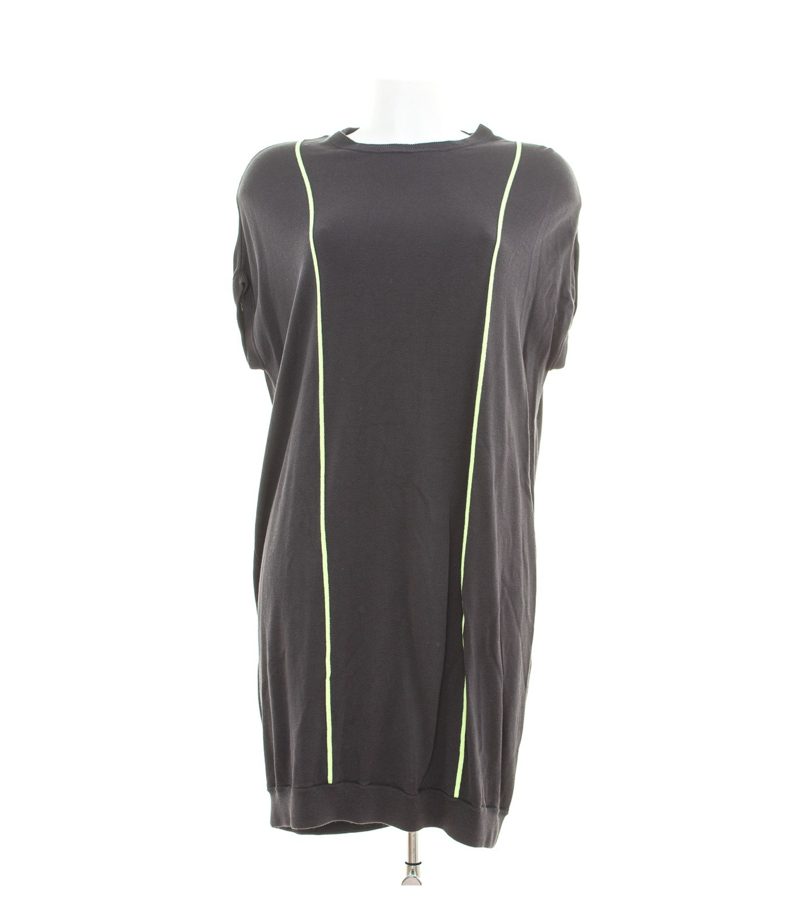 COS Damen Kleid Leuchtgrün Gr. M Dunkelgrau – Foto 1