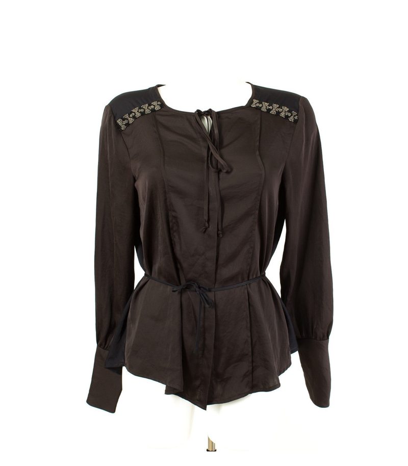 Pepe Jeans Bluse Damenbluse Shirt Gr. M/38 Satin – Foto 1