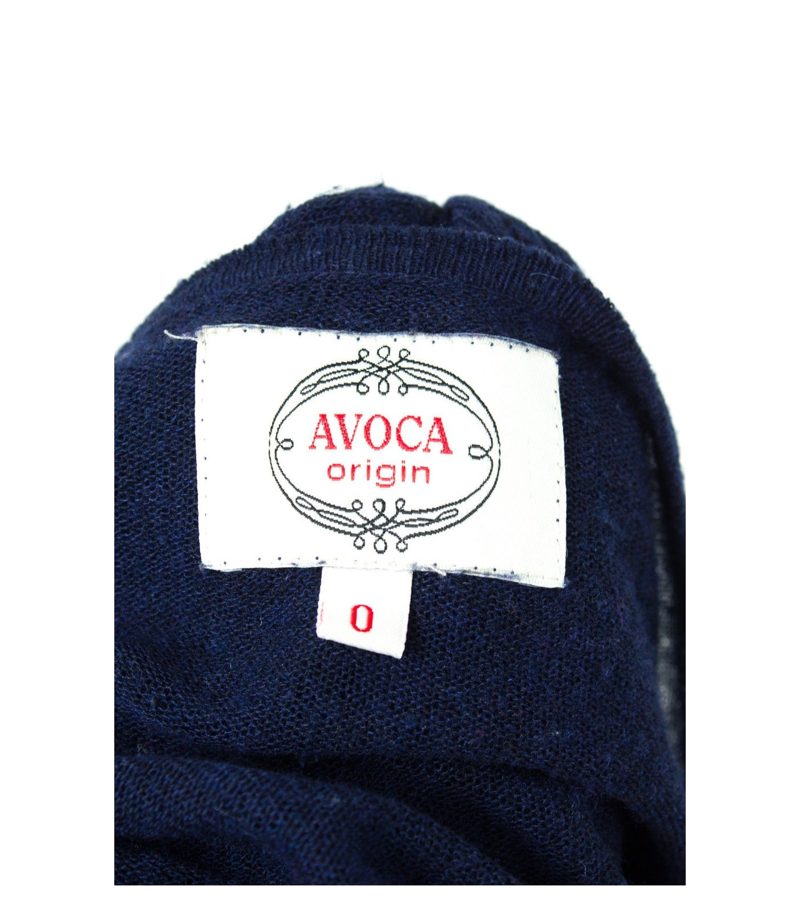 AVOCA origin Strickjacke Cardigan Feinstrick Gr. 0=DE XS/34 Leinen Strick – Foto 3