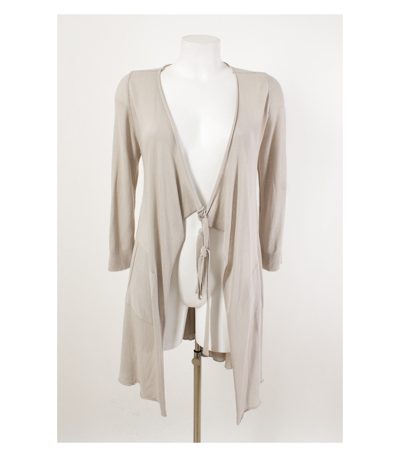 hannes roether Strickjacke Cardigan Asymmetrisch Gr. S/36 Baumwolle