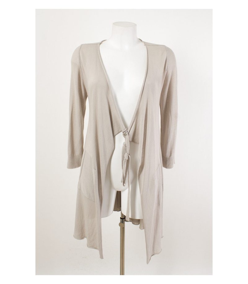 hannes roether Strickjacke Cardigan Asymmetrisch Gr. S/36 Baumwolle – Foto 1