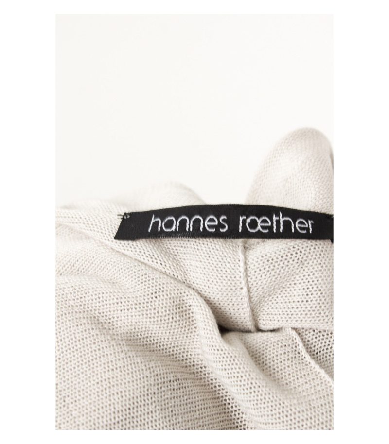 hannes roether Strickjacke Cardigan Asymmetrisch Gr. S/36 Baumwolle – Foto 3