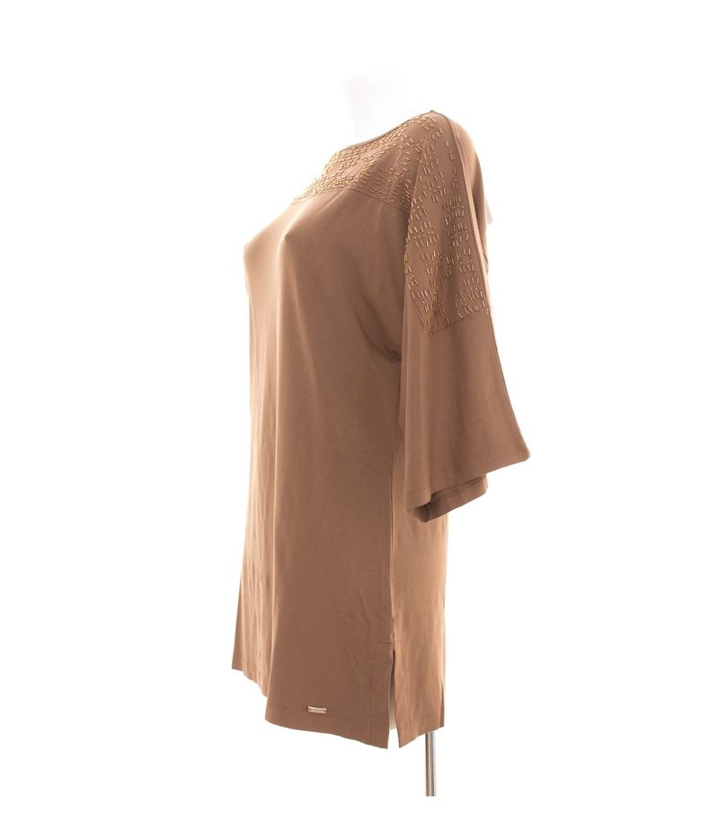 Sarah Kern Damen Bluse Lagenlook Gr. DE 38 Beigegrau NEU – Foto 2