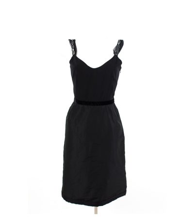 Damen Kleid Abendkleid Klein Schwarze Gr. M/38 Seide