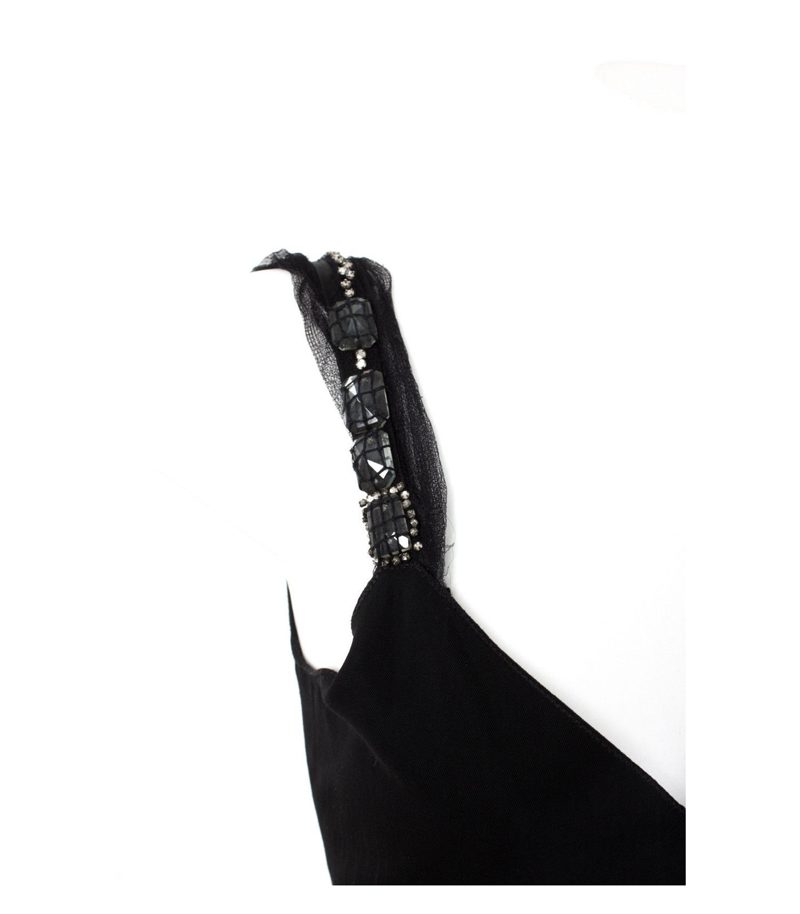 Damen Kleid Abendkleid Klein Schwarze Gr. M/38 Seide – Foto 2