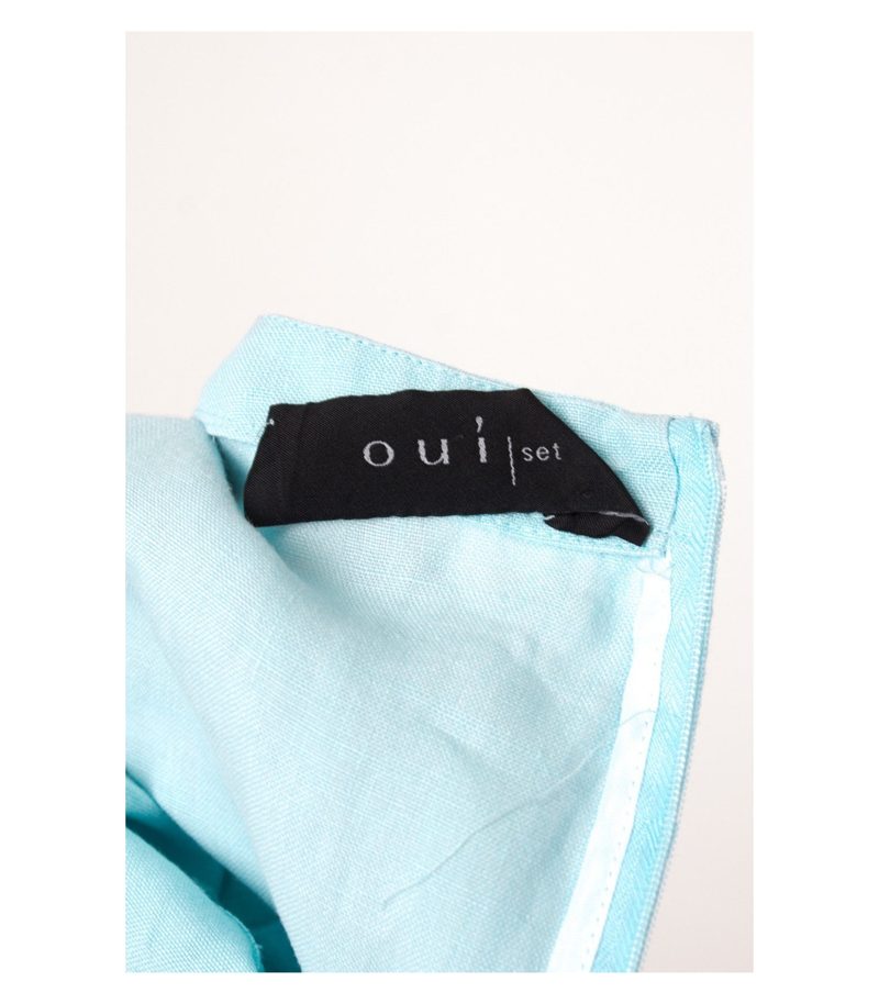 oui Kleid Trägerkleid Gr. 38/M 100% Leinen – Foto 3