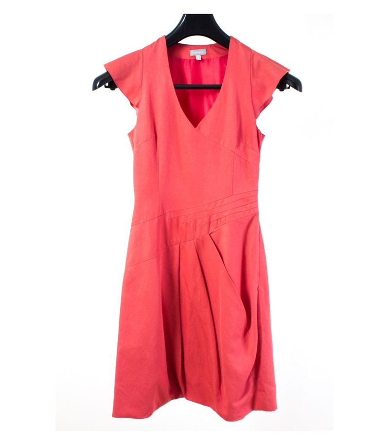 STEFANEL Kleid Etuikleid A-Linie Gr. XS/34 Baumwolle – Foto 1
