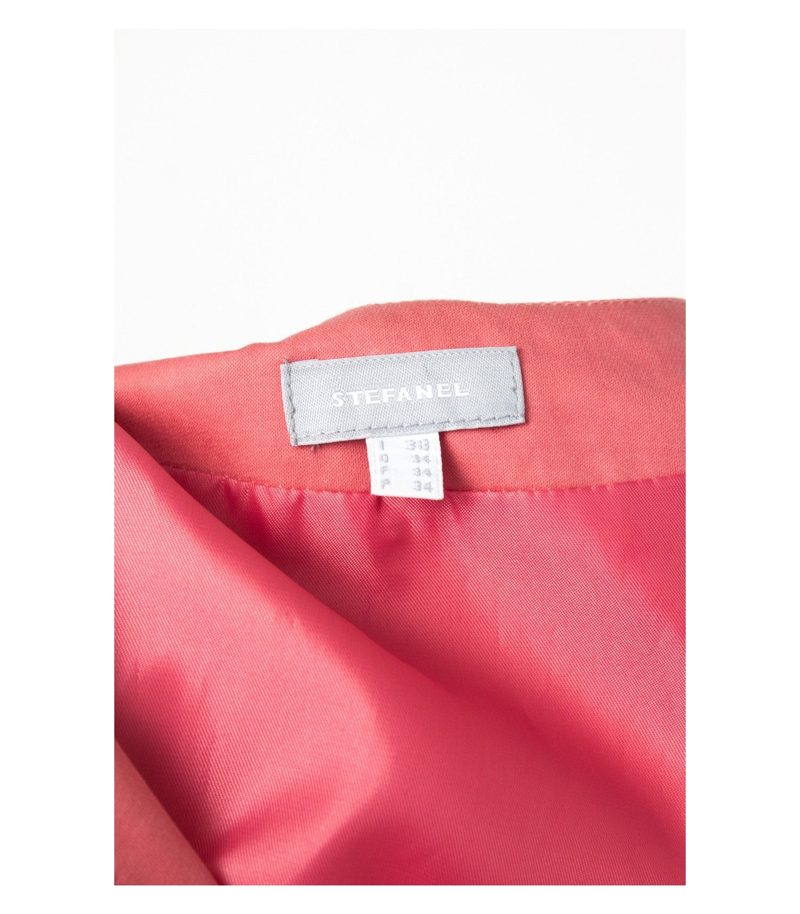 STEFANEL Kleid Etuikleid A-Linie Gr. XS/34 Baumwolle – Foto 3