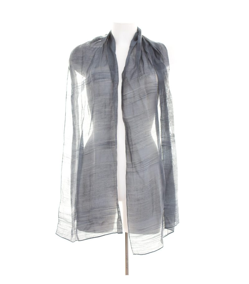 WOOLWORTHS Damen Schal Tuch Schultertuch Scarf Scarves Blaugrau – Foto 1