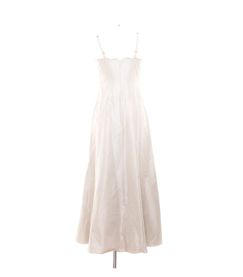 oui Damen Kleid Cocktailkleid Gr. DE 38 Creme – Foto 3