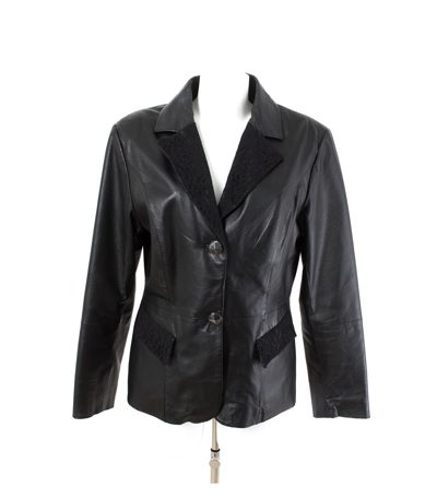 Sarah Kern Übergangsjacke Lederjacke Gr. XL/42 Leder