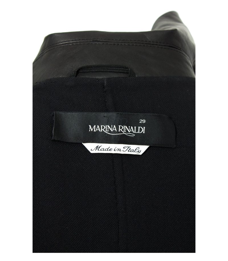 MARINA RINALDI Mantel Leichter Wintermantel Gr. 29=DE 50/5XL Wolle – Foto 4