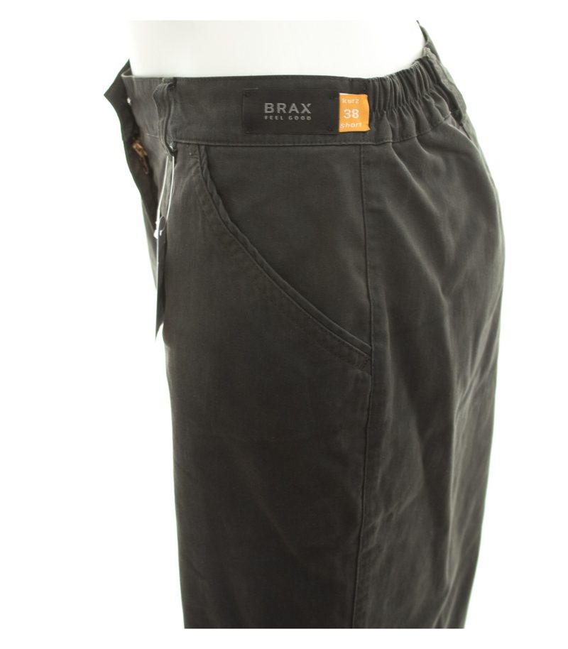 BRAX FEEL GOOD Damen Hose Casual Schwarzoliv Gr. DE 38 Baumwolle – Foto 2