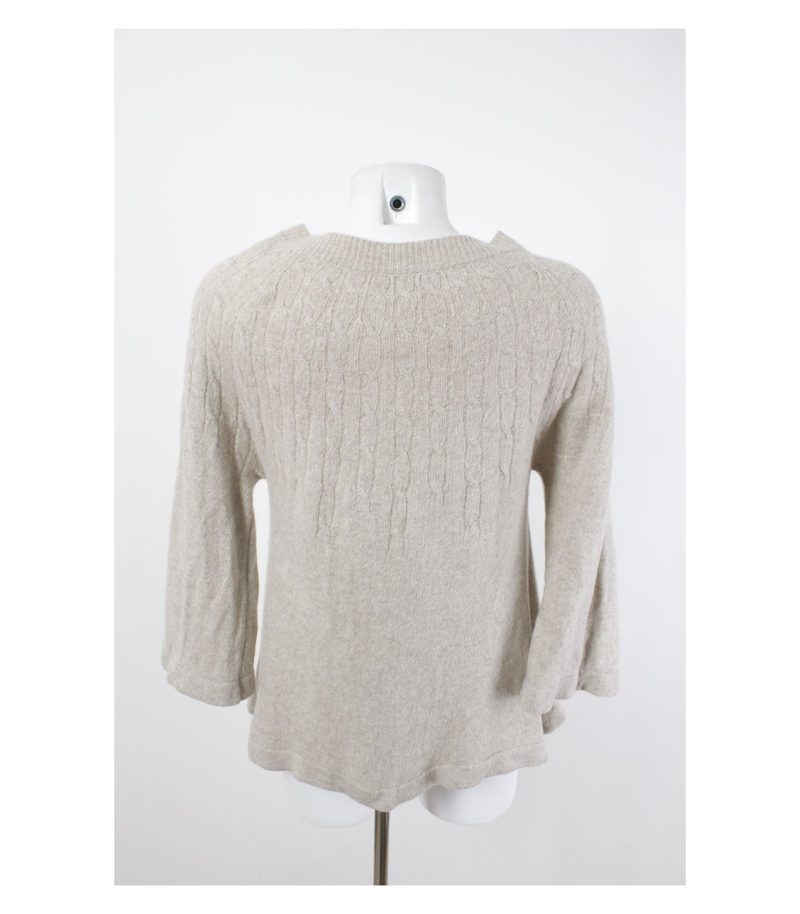 PUBLIC Strickjacke A-Linie Cardigan Gr. 42 Wolle Strick – Foto 2