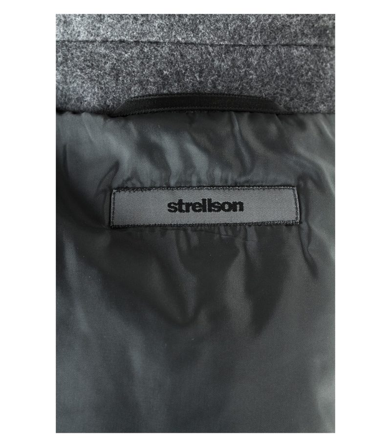 strellson Herren Mantel Wollmantel Gr. 106 Grau – Foto 4