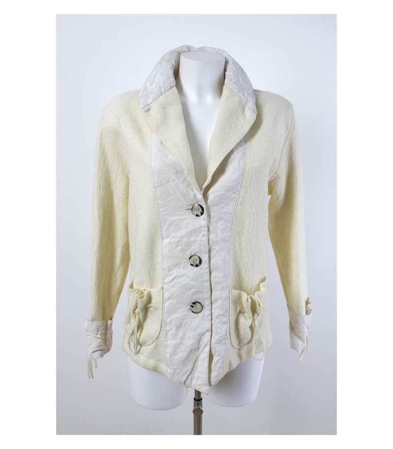 OLIVER JUNG Damen A-Linie Übergangsjacke Gr. XL/42 Wolle NEU – Foto 1