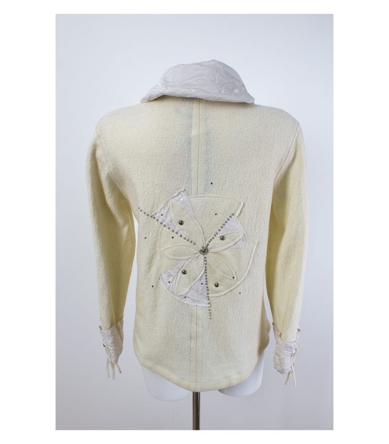 OLIVER JUNG Damen A-Linie Übergangsjacke Gr. XL/42 Wolle NEU – Foto 2
