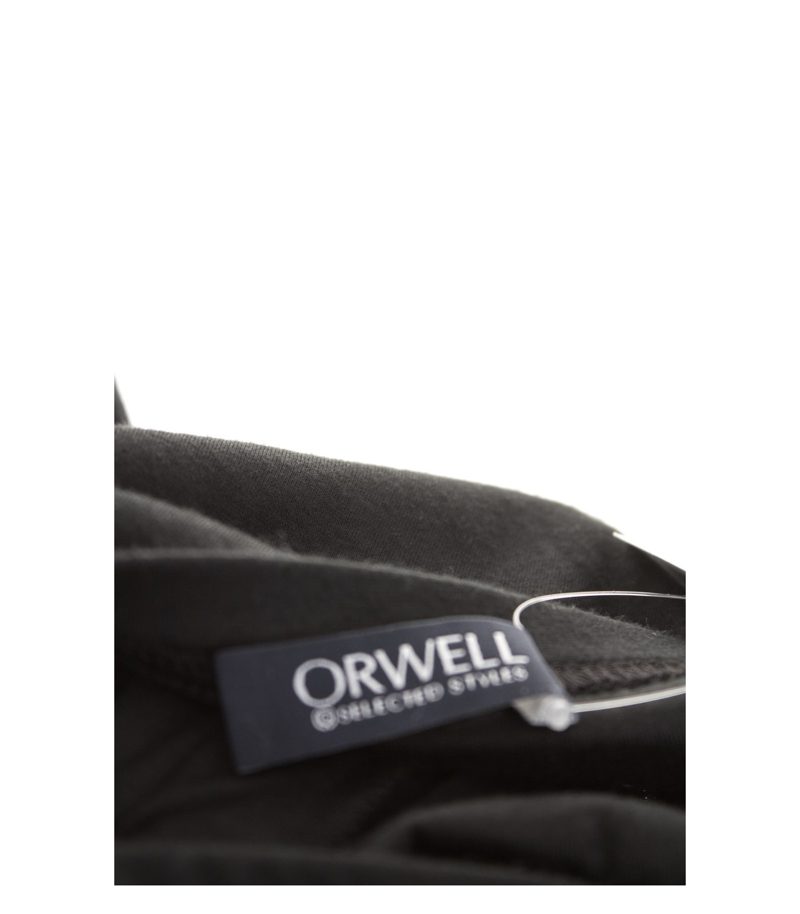 ORWELL SELECTED STYLES Damen Rock Gr. DE 34 Schwarz Modal – Foto 4