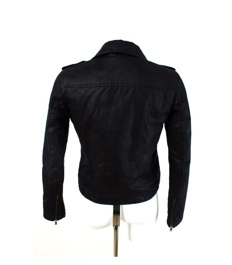 Benetton Mädchen Jacke Bikerjacke Gr. 160 cm/XXL/11-12 Baumwolle – Foto 3