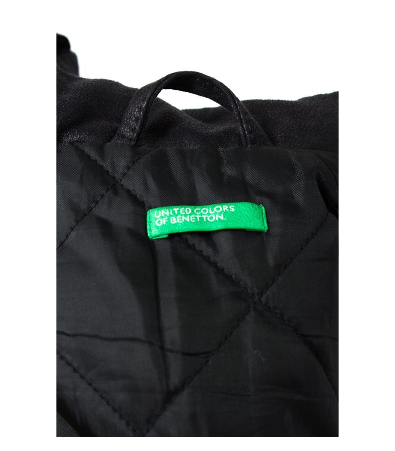 Benetton Mädchen Jacke Bikerjacke Gr. 160 cm/XXL/11-12 Baumwolle – Foto 5