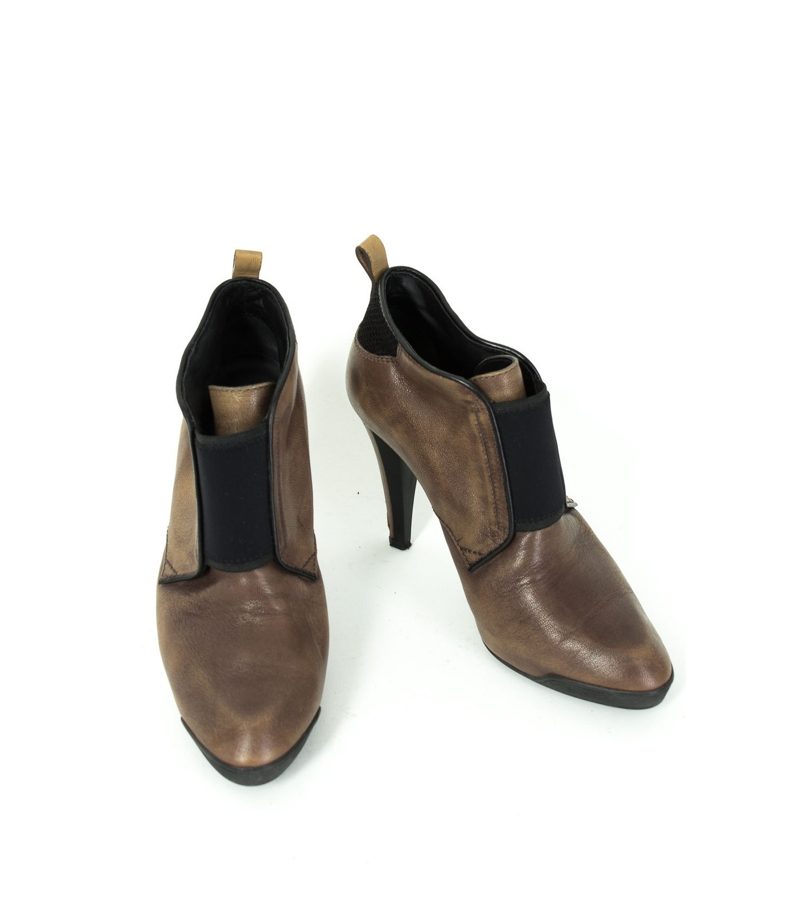 TOD'S Ankle Boots Stiletto High Heels Gr. DE 37,5=UK 4,5 Leder – Foto 1