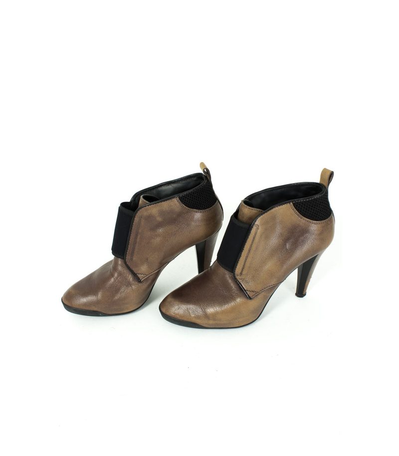 TOD'S Ankle Boots Stiletto High Heels Gr. DE 37,5=UK 4,5 Leder – Foto 2