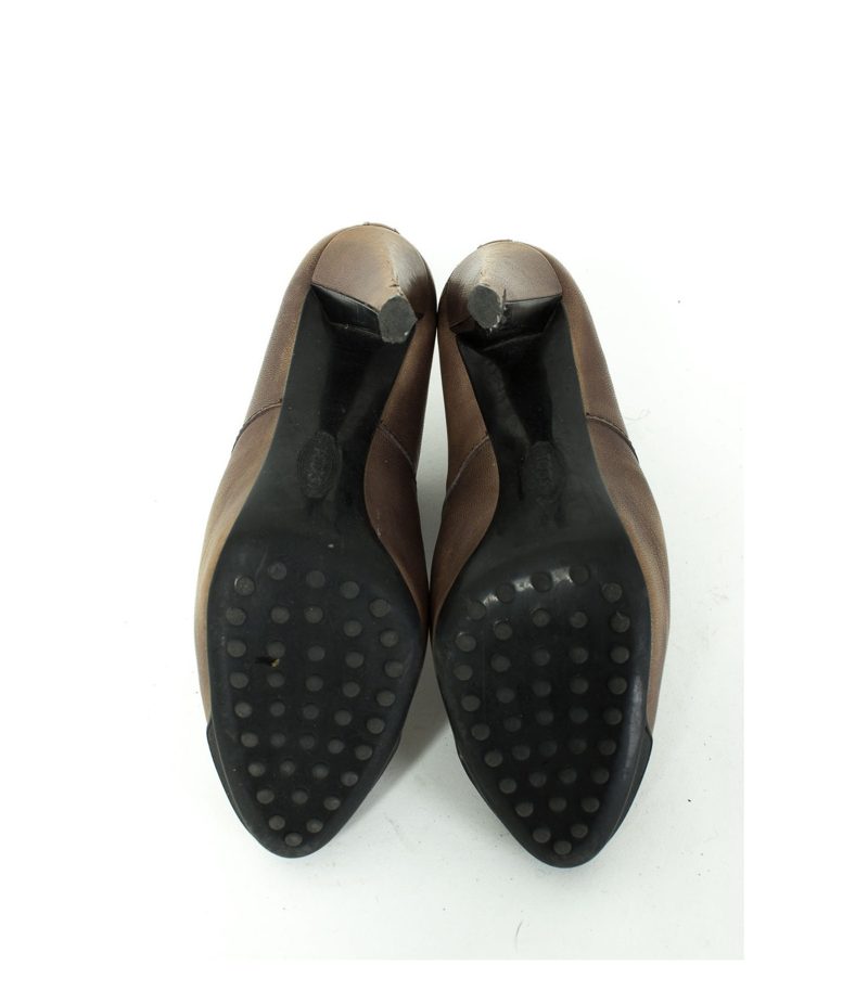 TOD'S Ankle Boots Stiletto High Heels Gr. DE 37,5=UK 4,5 Leder – Foto 4
