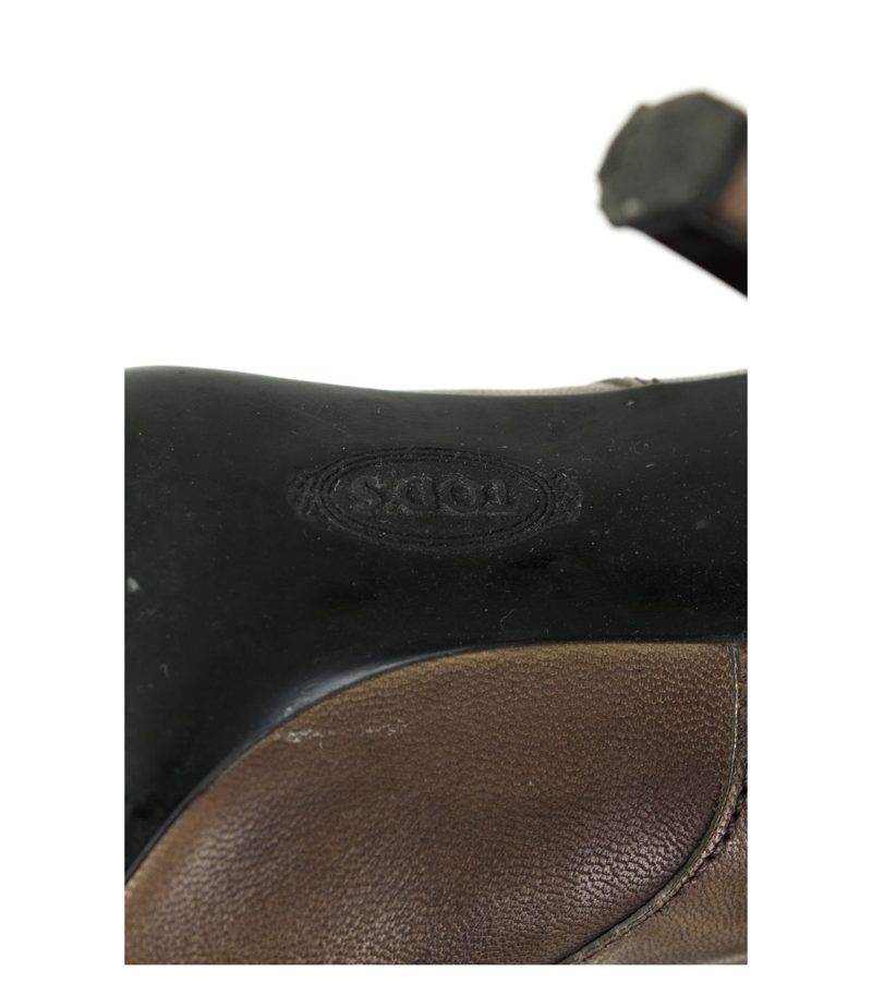 TOD'S Ankle Boots Stiletto High Heels Gr. DE 37,5=UK 4,5 Leder – Foto 5