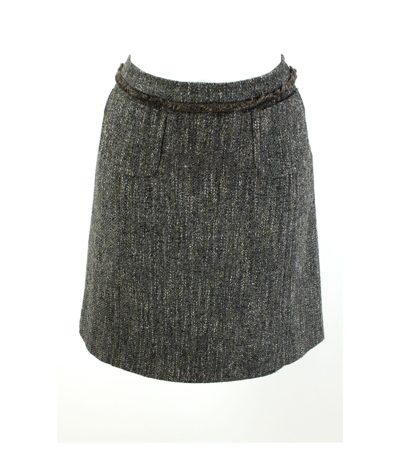 WEEKEND by Max Mara Rock A-Linie Minirock Gr. 36 Wolle Baumwolle