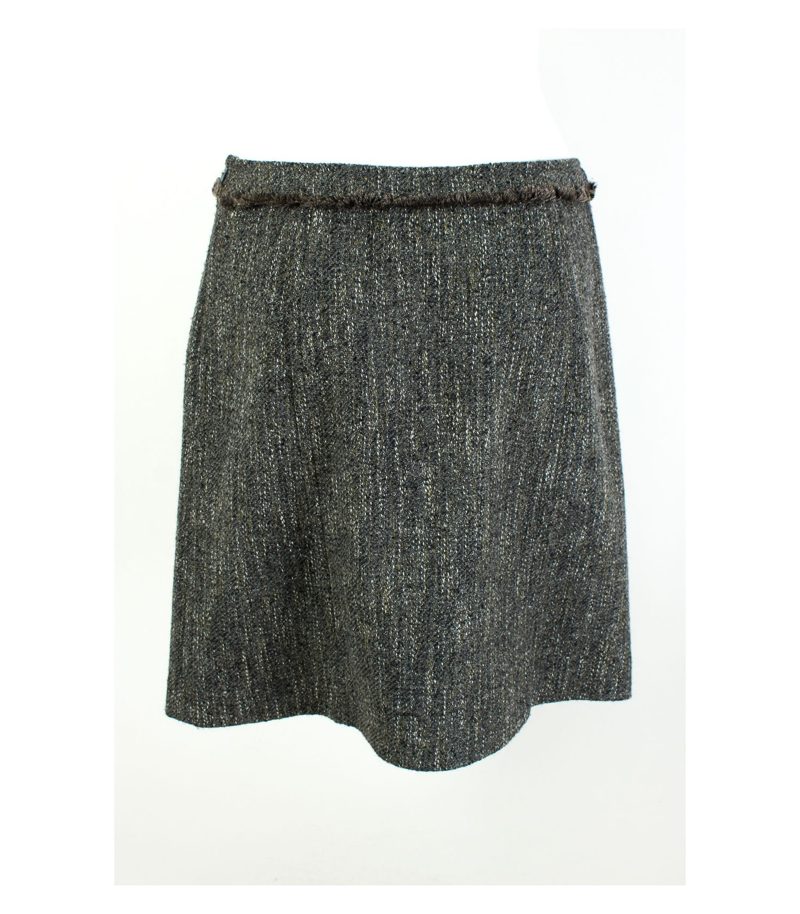 WEEKEND by Max Mara Rock A-Linie Minirock Gr. 36 Wolle Baumwolle – Foto 2