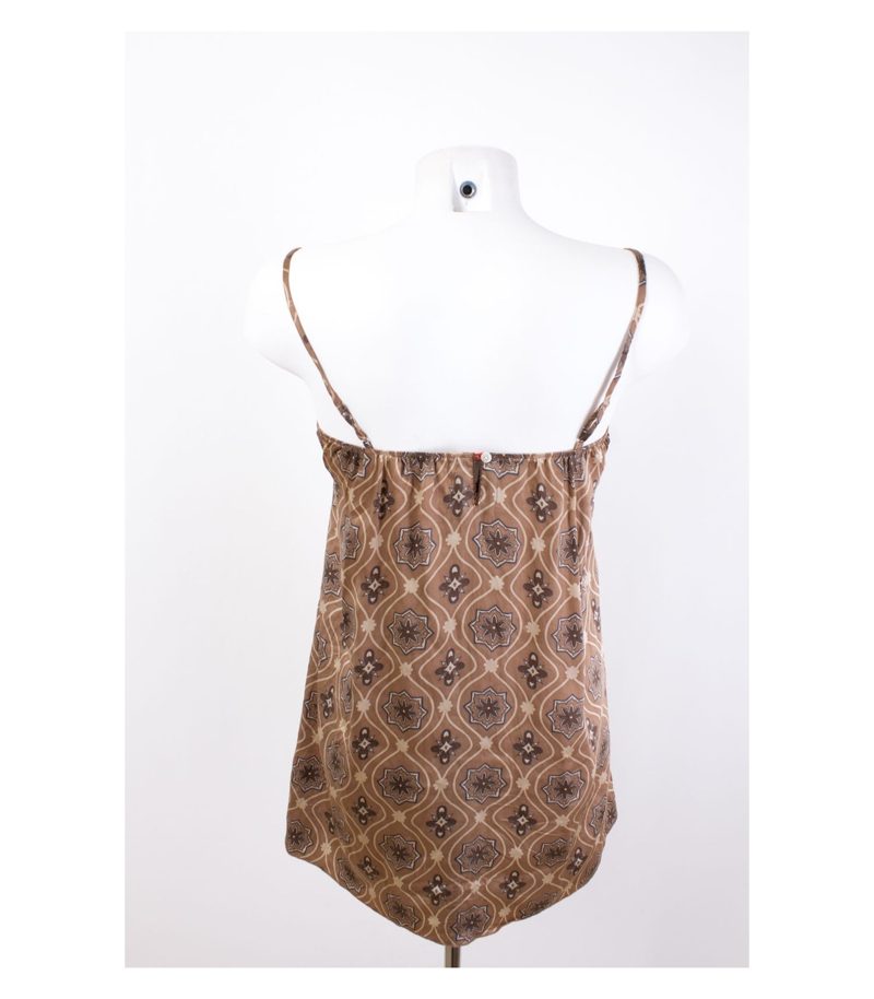odd molly Top A-Linie Trägertop Sommertop Shirt Bluse Gr. 1 DE 36 Seide – Foto 3