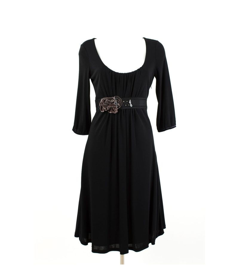 SCHUMACHER Kleid Cocktailkleid Gr. M A-Linie Schwarz – Foto 1