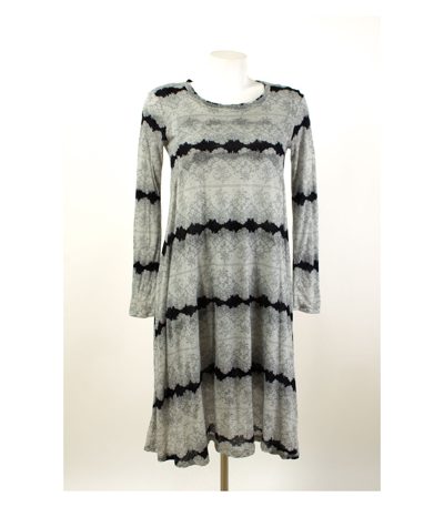 Samantha Sung Kleid Shirtkleid Gr. 4 DE 34 Wolle-Seide A-Linie