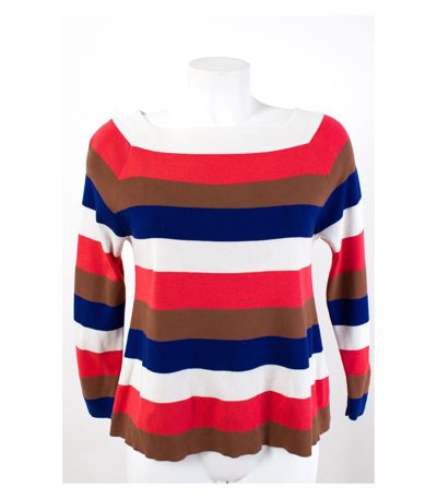 COS Pullover A-Linie Pulli Feinstrick Gr. S Baumwolle Strick