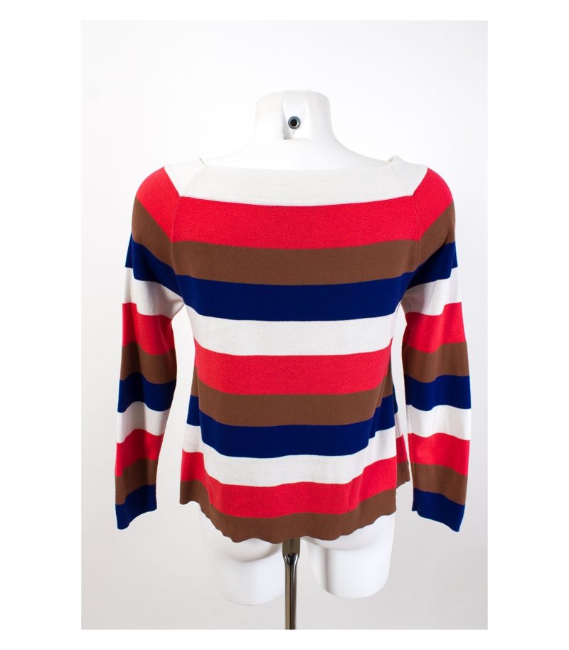 COS Pullover A-Linie Pulli Feinstrick Gr. S Baumwolle Strick – Foto 2
