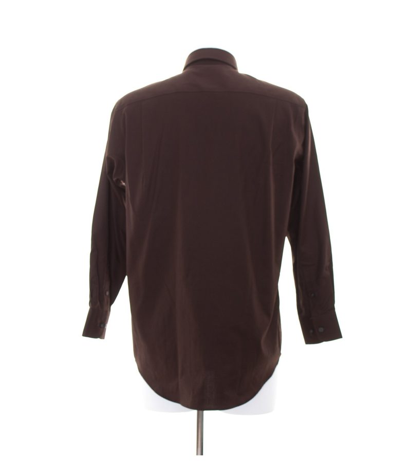 pierre cardin Herren Hemd Business Shirt Gr. 15/32 Braun Baumwolle – Foto 3