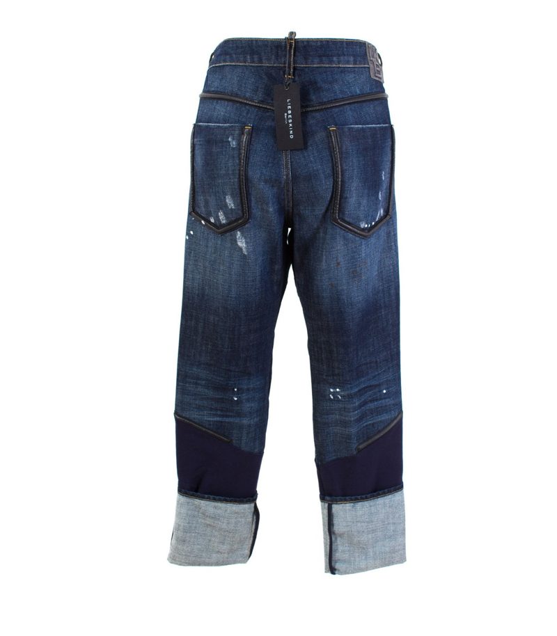Liebeskind Jeans Tapered Fit Hose Gr. 27 Denim Baumwolle – Foto 3